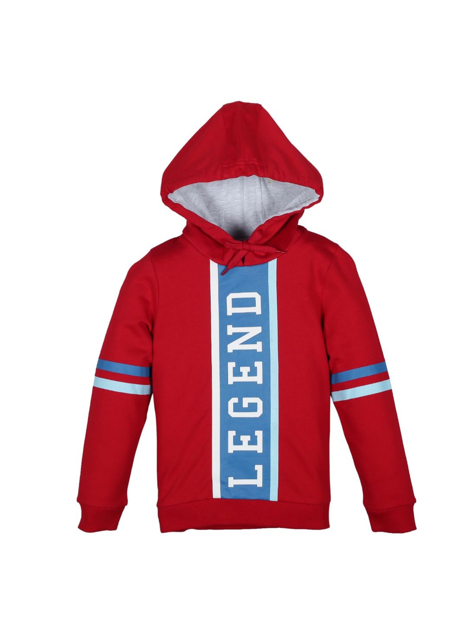 Plum Tree Kids Red Printed  Hoodies