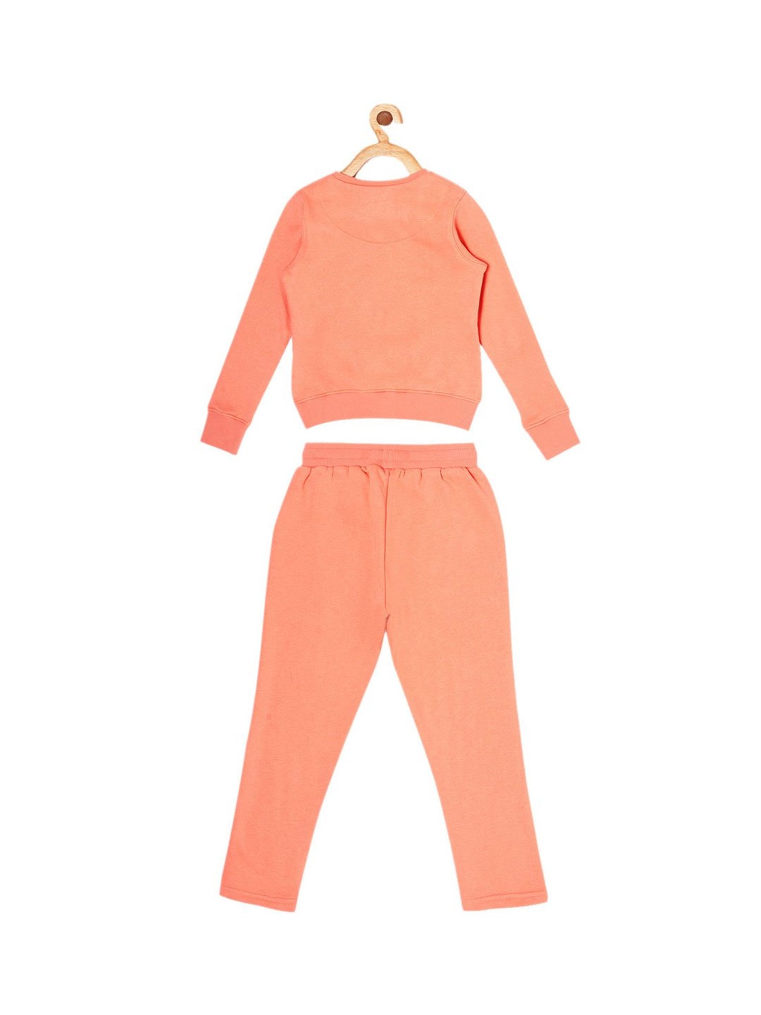 Berrytree Organic Girls Blue Cotton Clouds Print Night Suits