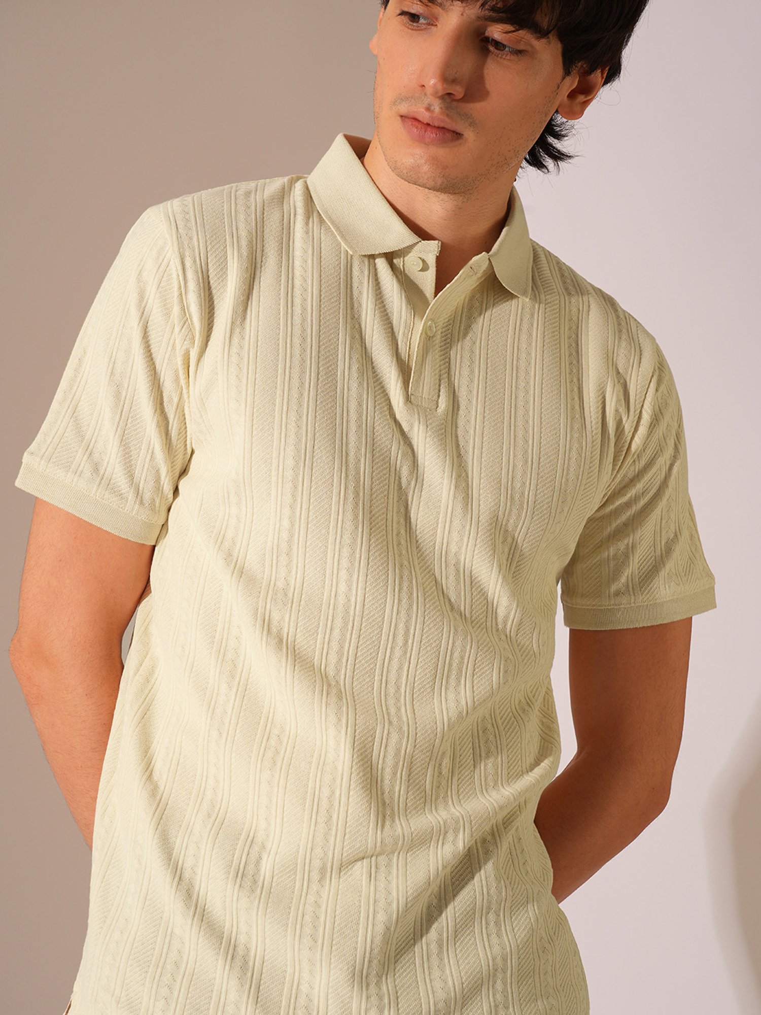 Selected Homme White Organic Cotton Slim Structure T-Shirt