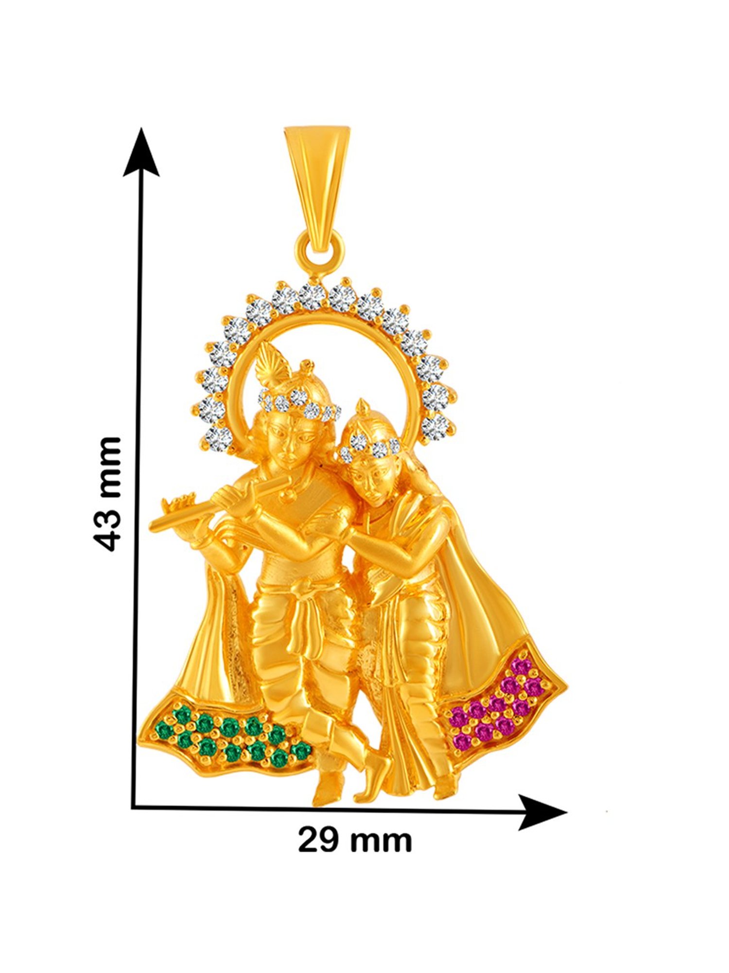 P.C. Chandra Jewellers 22 kt Gold Pendant