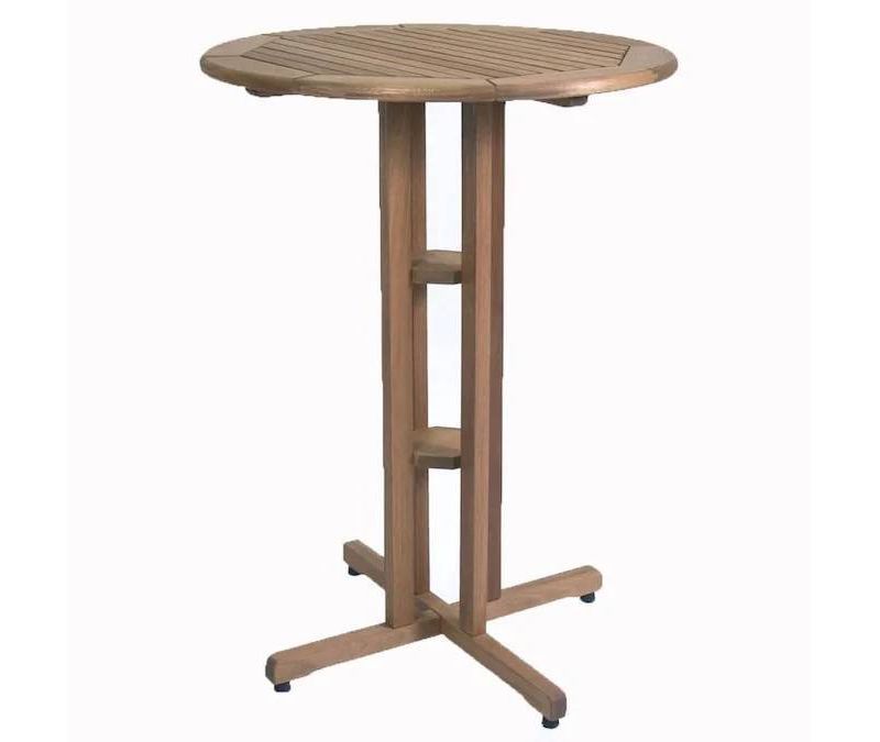 Ariesa 3pc Outdoor Bar Set - White & Gray - CosmoLiving