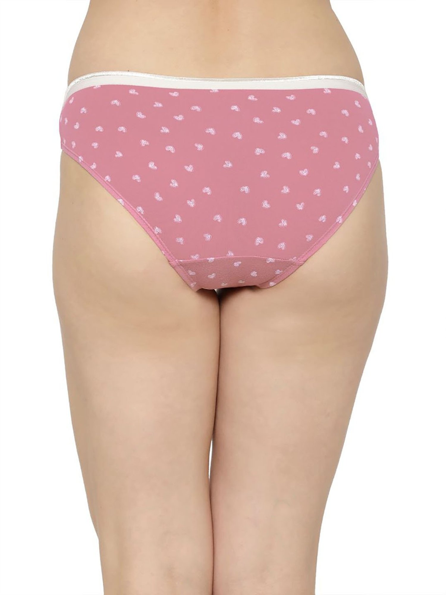 Soie Multicolor Printed Bikini Panty - (Pack Of 6)