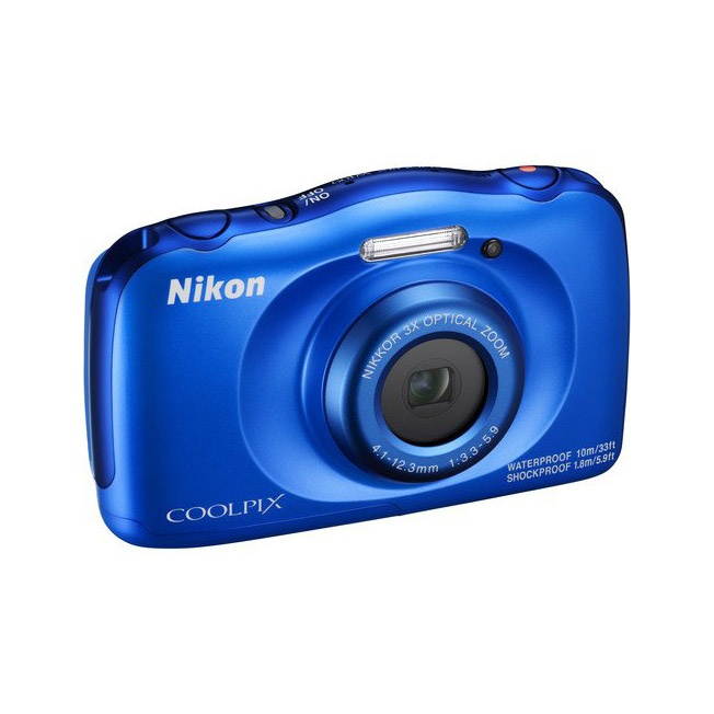 Nikon COOLPIX W150 Waterproof Digital Camera (Blue) Intl Model