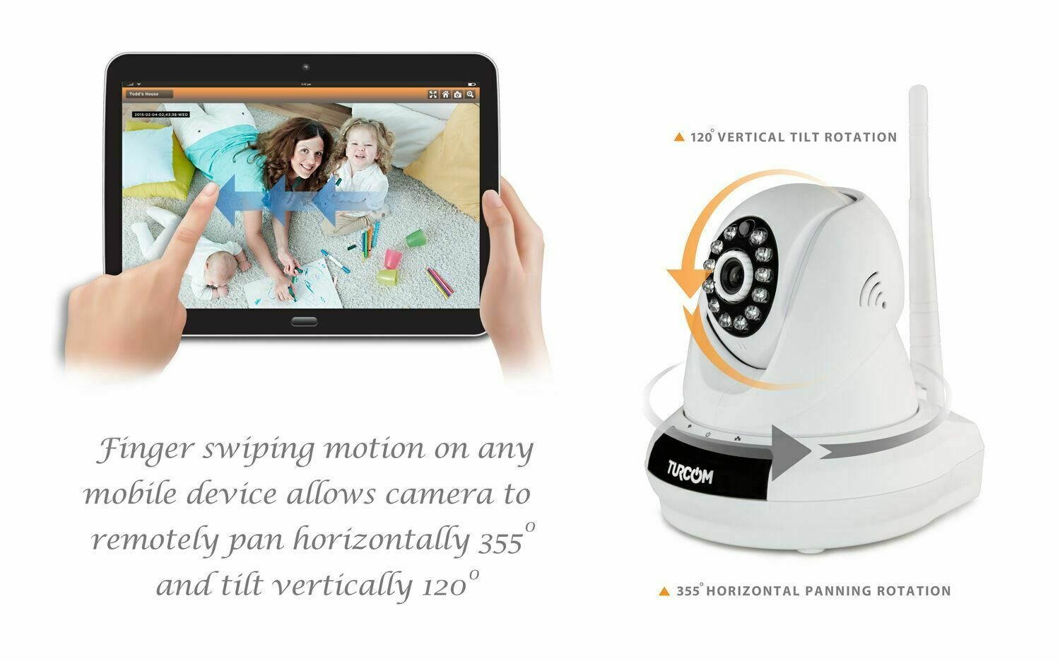 IP Security Camera with Two Way Audio Night Vision Mobile Applicon