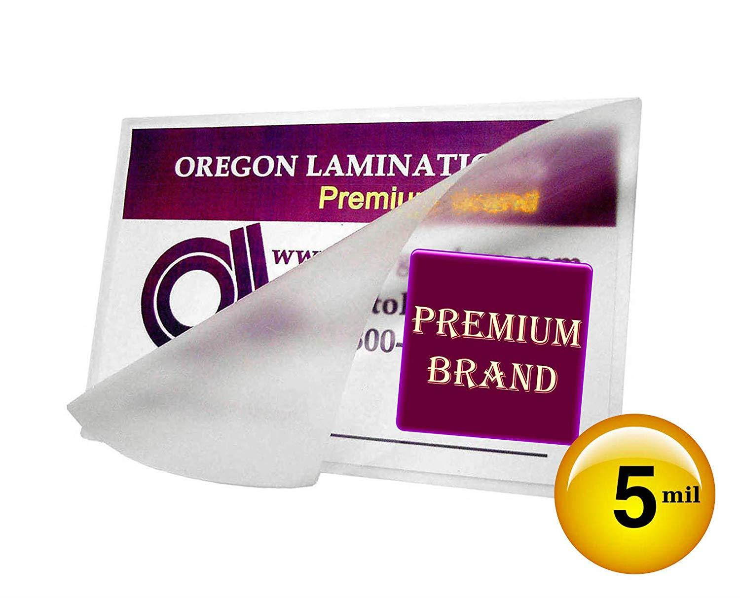 Qty 500 File Card Laminating Pouches 3.5 x 5.5 Hot 5 Mil Laminator Sleeves