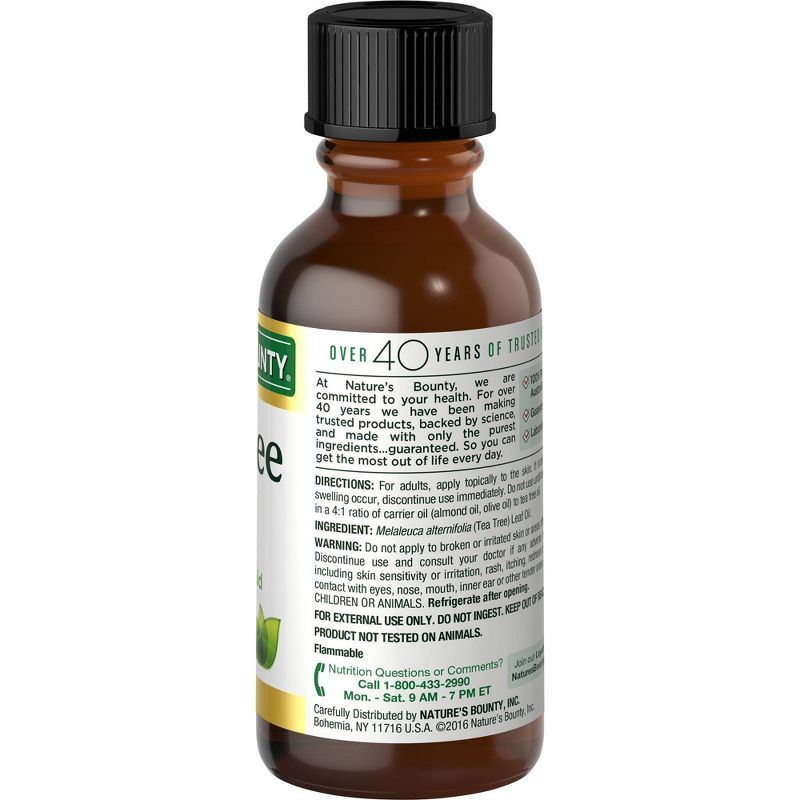 Nature's Bounty Natural Tea Tree Oil Herbal Supplement - 1oz