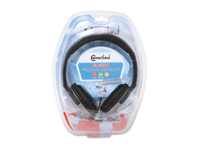 SYBA Black CL-CM-502 Stereo Headphone with Built-in Microphone