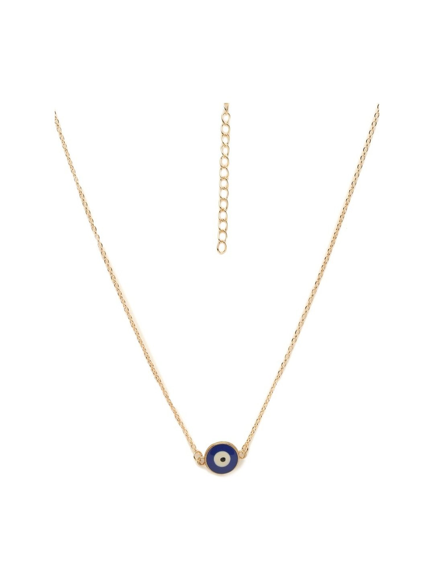 YouBella Jewellery Evil Eye Gold Plated Necklace for Girls and Women