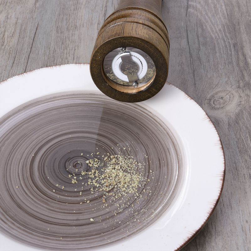 5 Inch Capstan Wood Pepper Grinder Wooden Mill Hand Movement