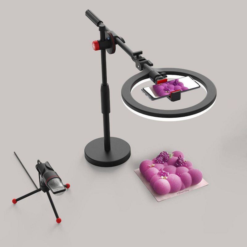 Black Fin Mobile Phone In Home Studio Vlogger Pro