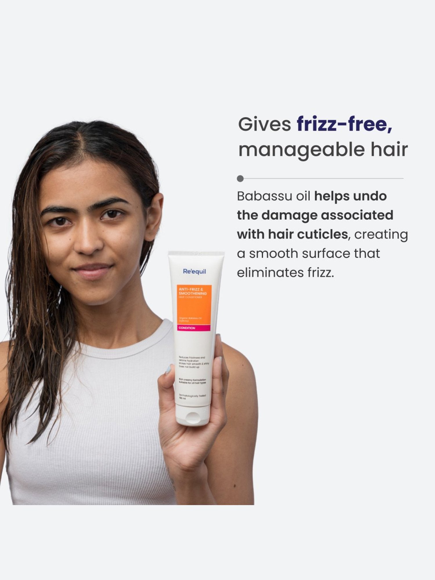 Re'equil Anti-Frizz & Smoothening Hair Conditioner - 150 ml