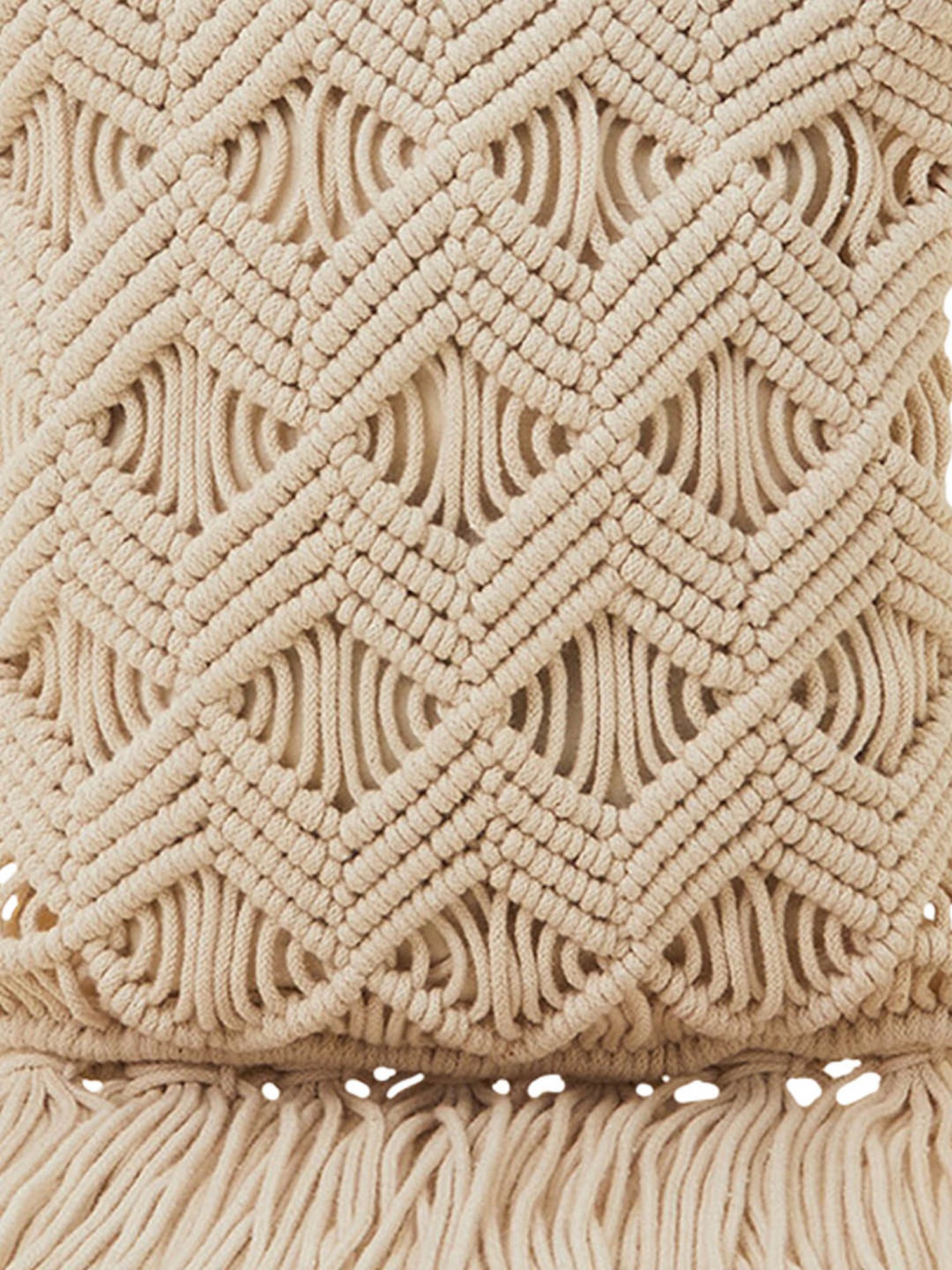 Accessorize London Cream Fabric Pouch