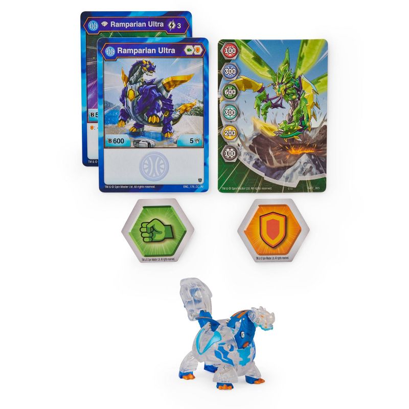 Bakugan Ultra 3" Collectible Action Figure and Trading Card