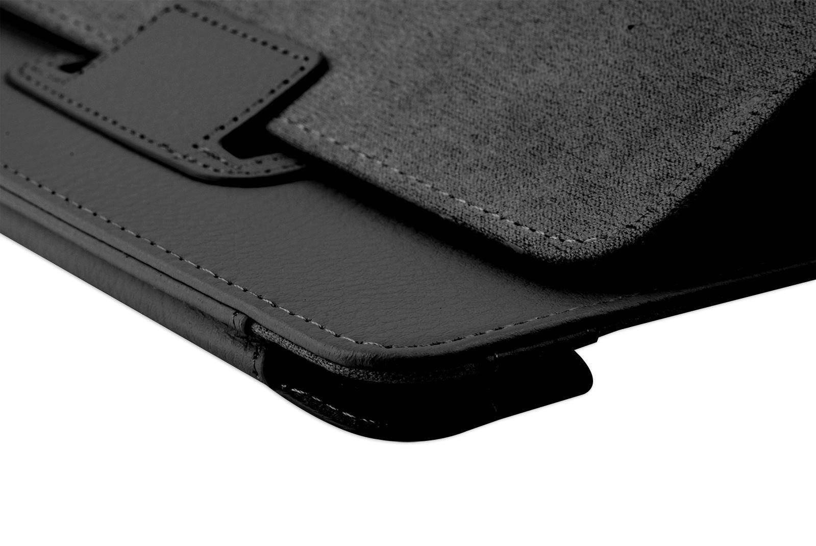 Hellfire Trading Magnetic PU Leather Case Cover for Samsung Galaxy Tab 4 8" T330 - Black