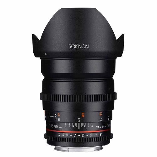 Rokinon 24mm T1.5 Cine Wide Angle Lens for Canon EF Mount #DS24M-C