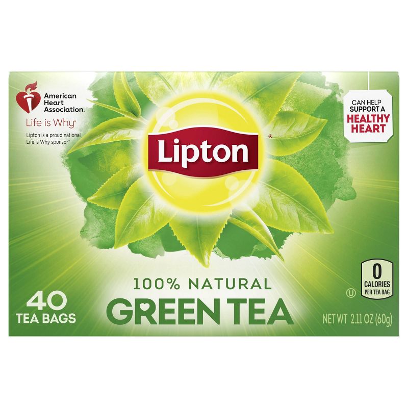 Lipton Green Natural Tea Bags - 40ct