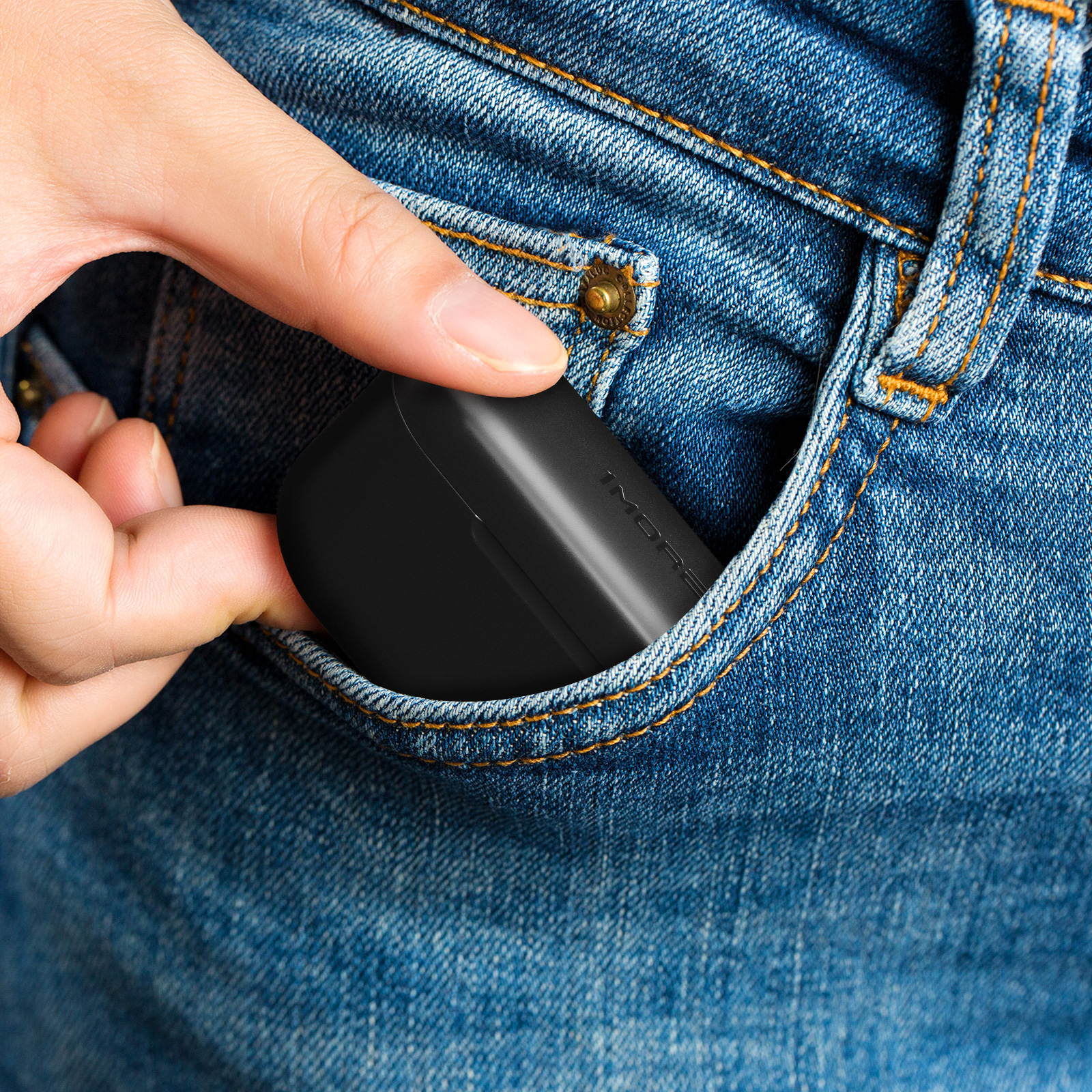 1MORE True Wireless Earbuds, Bluetooth 5.0 In-Ear Earphones, 4 ENC Microphones and DNN Algorithm for Clear Call, Stereo Sound, Touch Control, 20H Playtime, Multiple Pairing Modes, Low Latency, 1MORE P