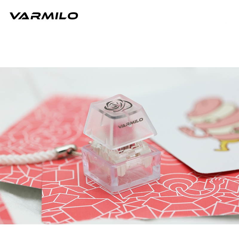 Varmilo Contactless Static Capacitor Mechanical Switch Tester and Pendant, Identity for  Keyboard and Gaming Lover(Sakura Switch)