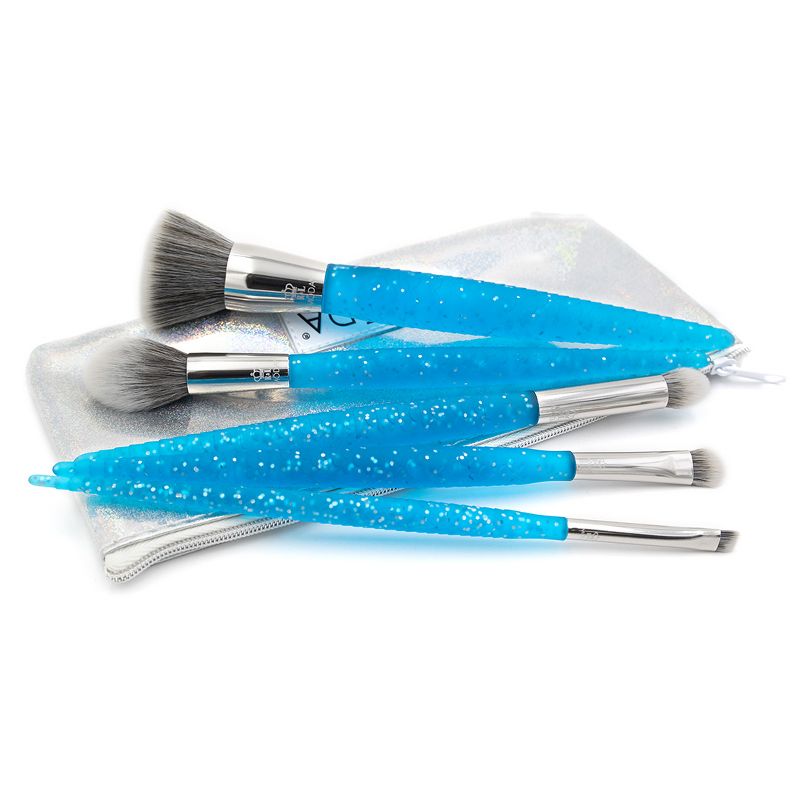 MODA Brush Mythical 6pc Blue Fire Makeup Brush Set with Zip Case