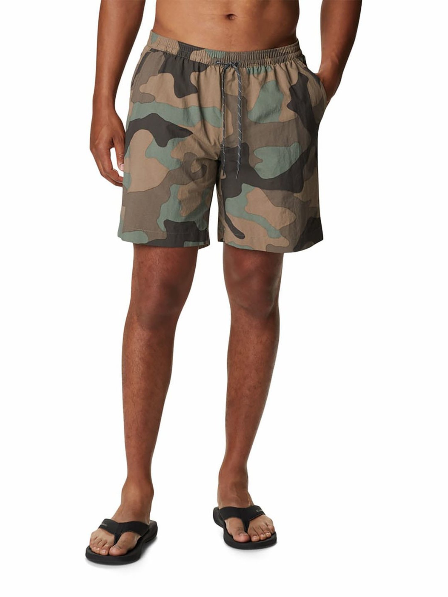 Columbia Men Green M Summerdry Shorts