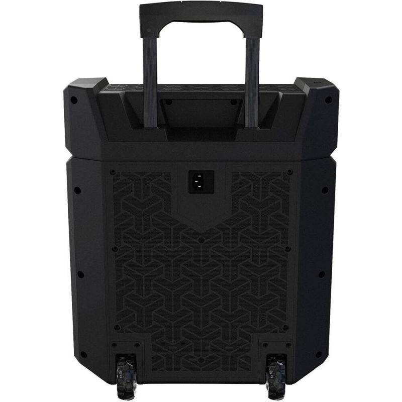 Ion Audio Party Boom Bluetooth Wireless Speaker System with 100-Watt Peak Power Amplifier, Color-Changing Woofer, AM/FM Radio, and USB Charging, IPA101