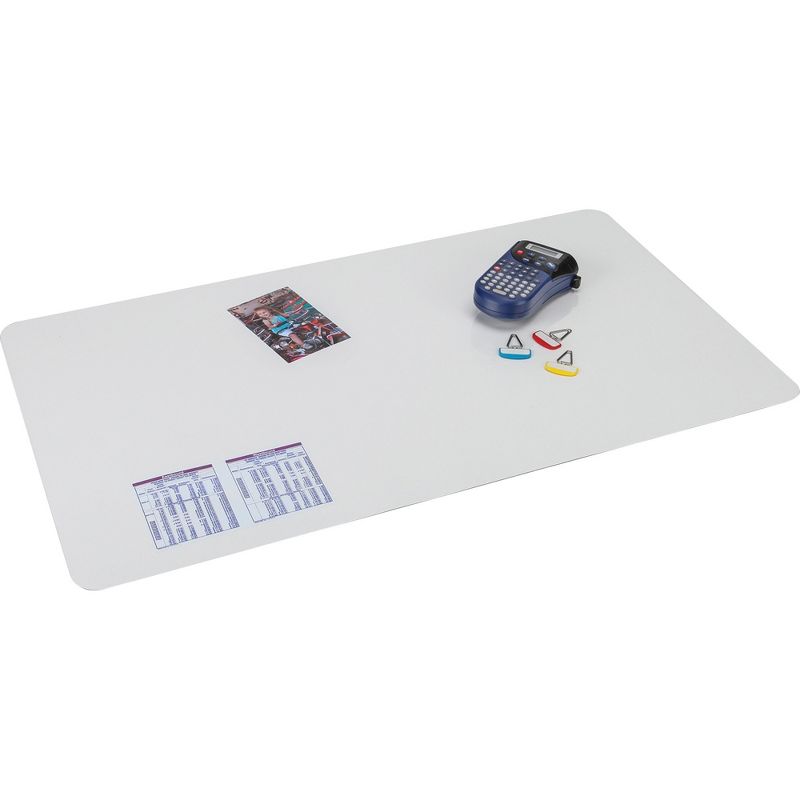 Artistic Krystal View Anti-microbial Plastic Desk Pad, 20"L x 36"W, Clear 6060M