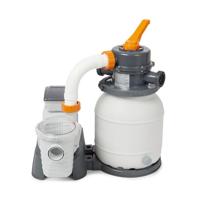 Bestway 58498E Durable Flowclear 1500 Gallon Sand Filter for Swimming Pools