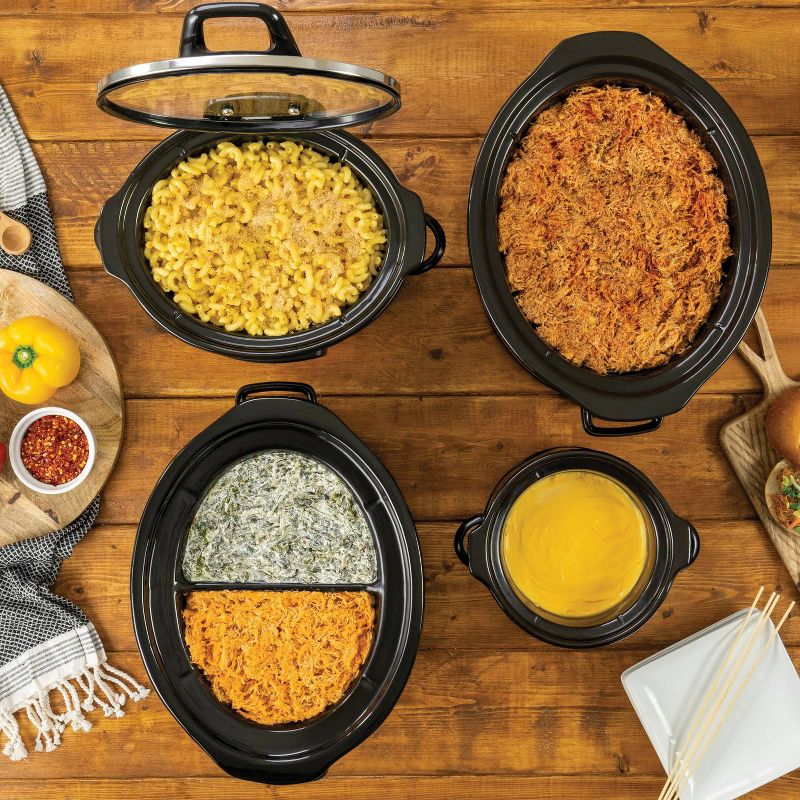 Crock-Pot 6qt Programmable Cook & Carry Slow Cooker Black SCCPVLF605-B