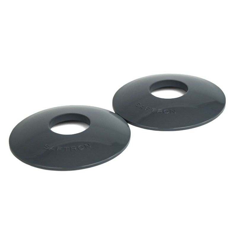 Saftron RTD-448-GG 4 Bend Swimming Pool Mounted Polymer Handrail, Graphite Gray