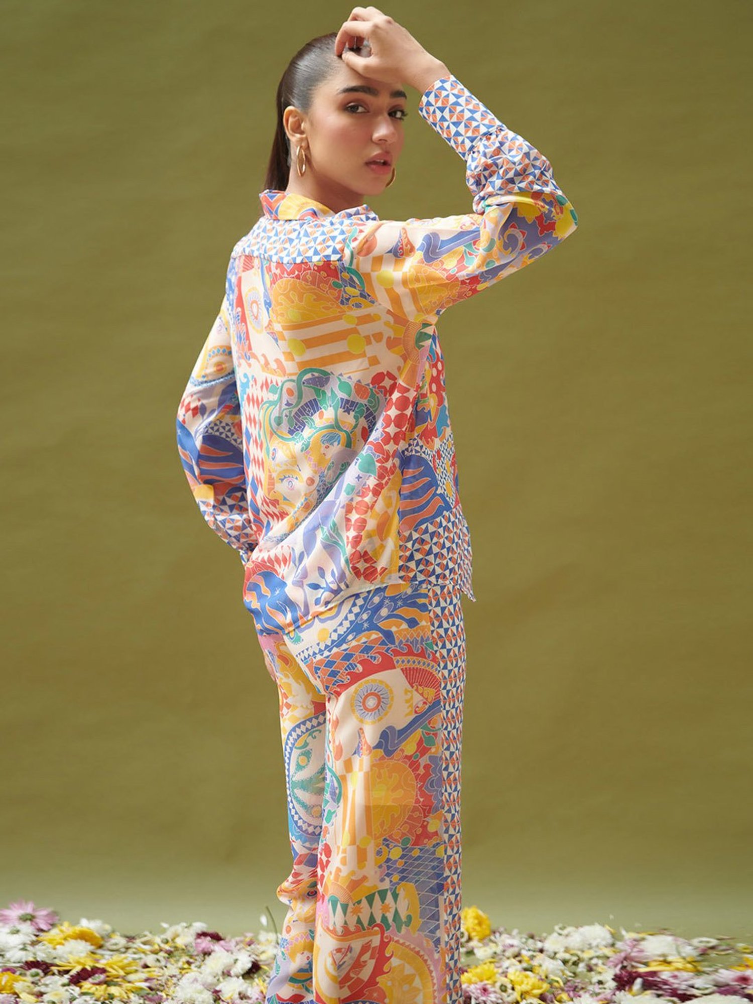 Cin Cin Multicolor Printed Shirt