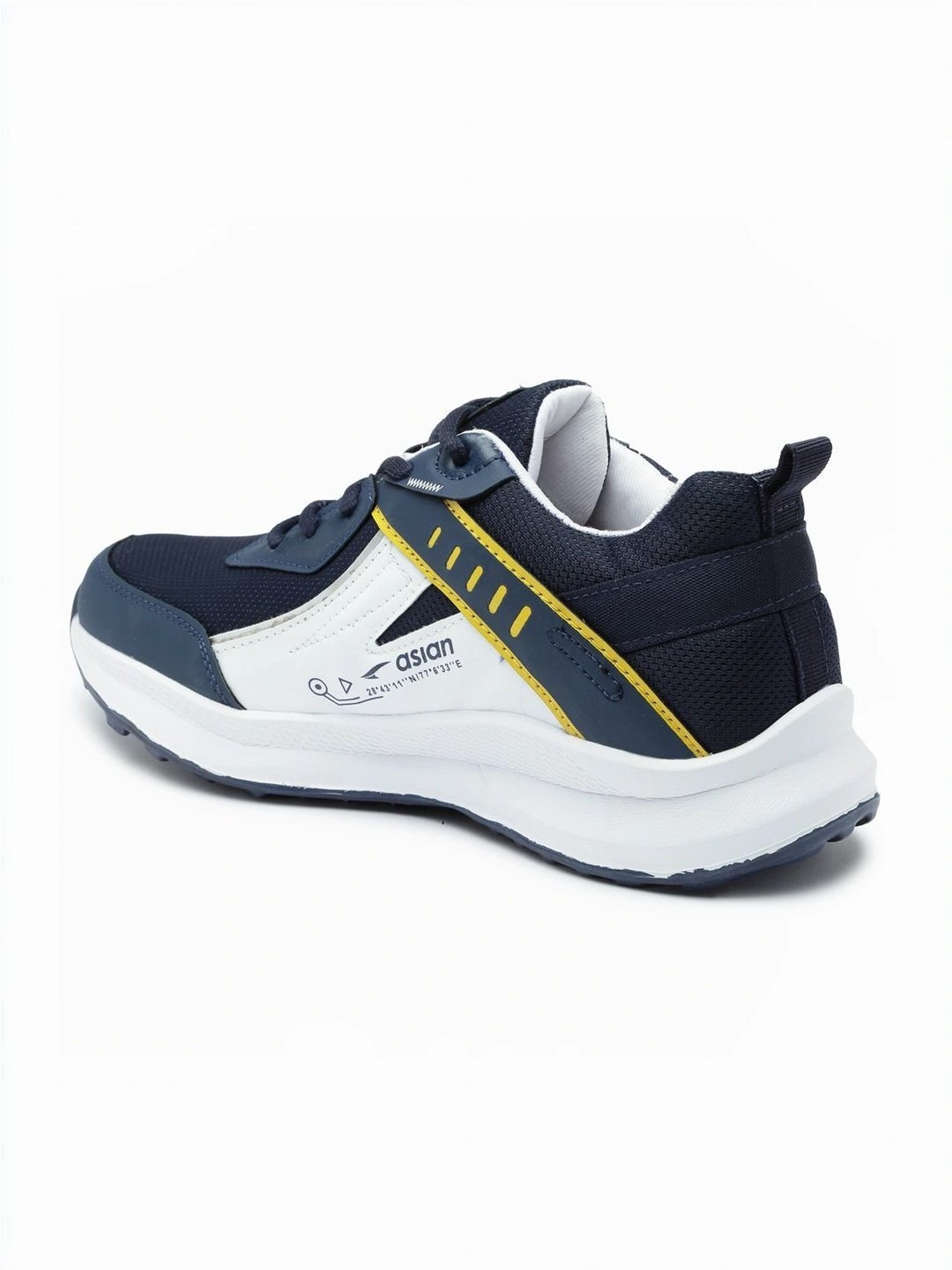 Asian Men's Navy Running Shoes