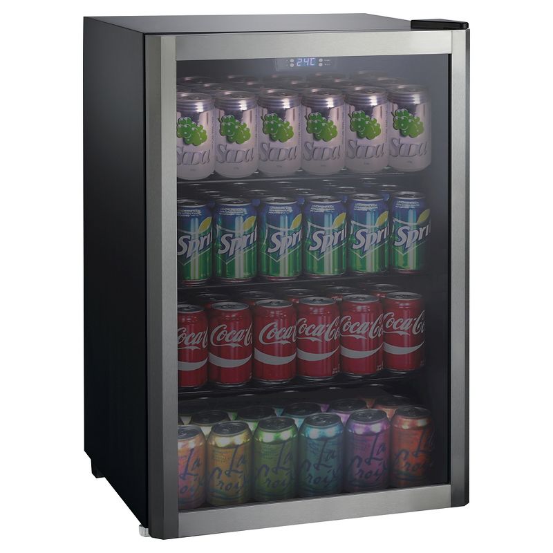 Whirlpool 4.5 Cu. Ft. Mini Refrigerator Beverage Center - Stainless Steel WHB45S