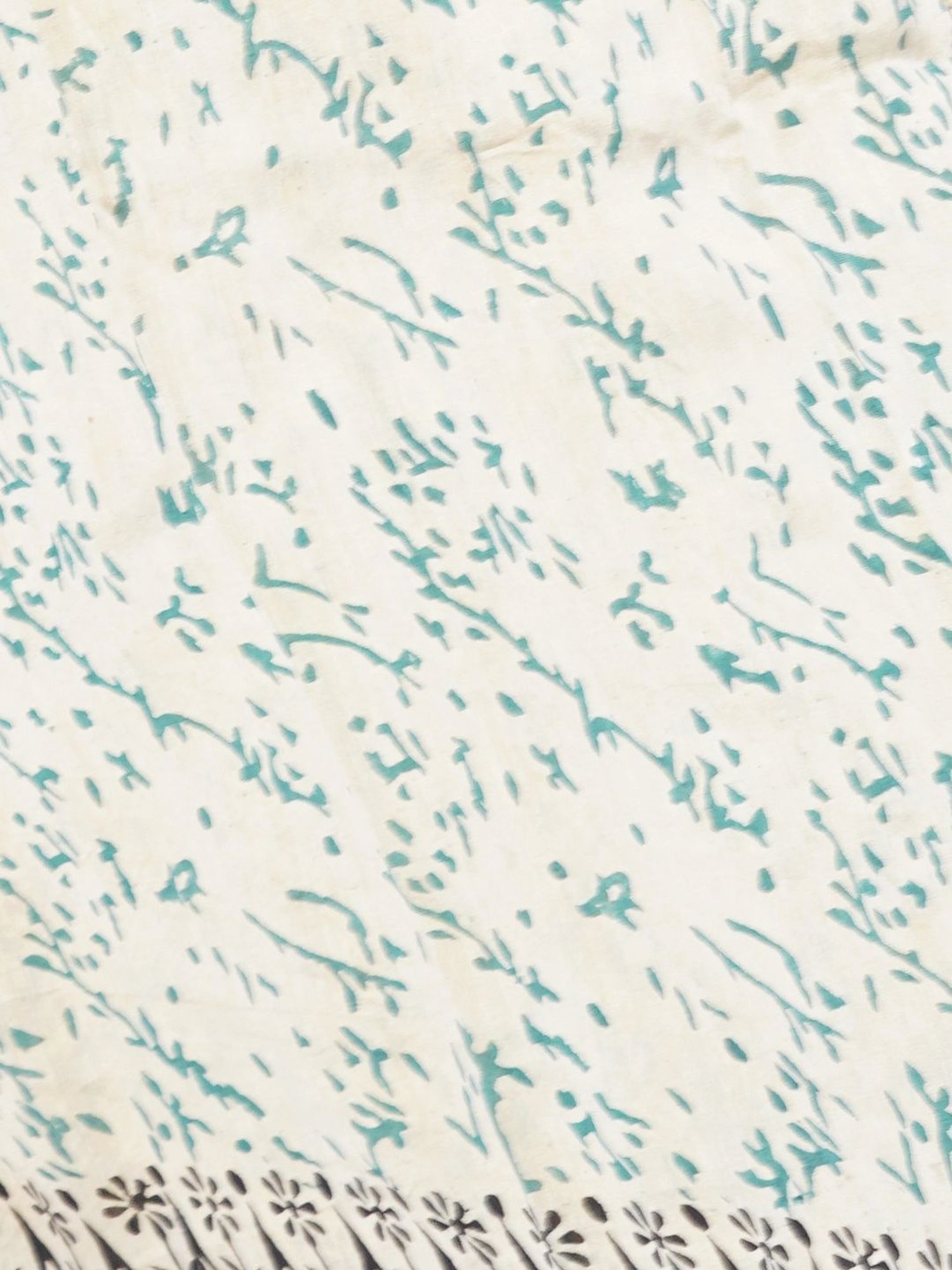 Unnati Silks Yellow Printed Saree With Unstitched Blouse