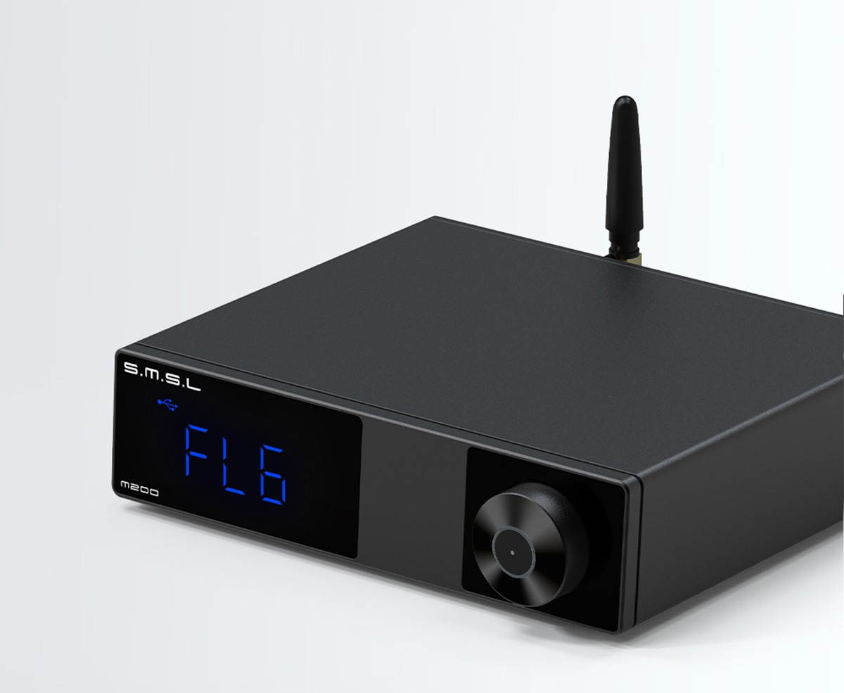 SMSL M200 DAC AK4497EQ Bluetooth 5.0 32Bit/768KHz DSD512 Decoder with Remote Control