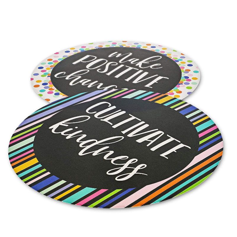 Paper Junkie 48 Count Positive Sayings Cutouts, Bulletin Board Decorations, Classroom Decorations 12 Designs