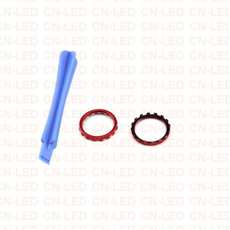 Custom Design Chrome RED Thumbstick Accent Rings Circle for Xbox One Elite Controller Circle