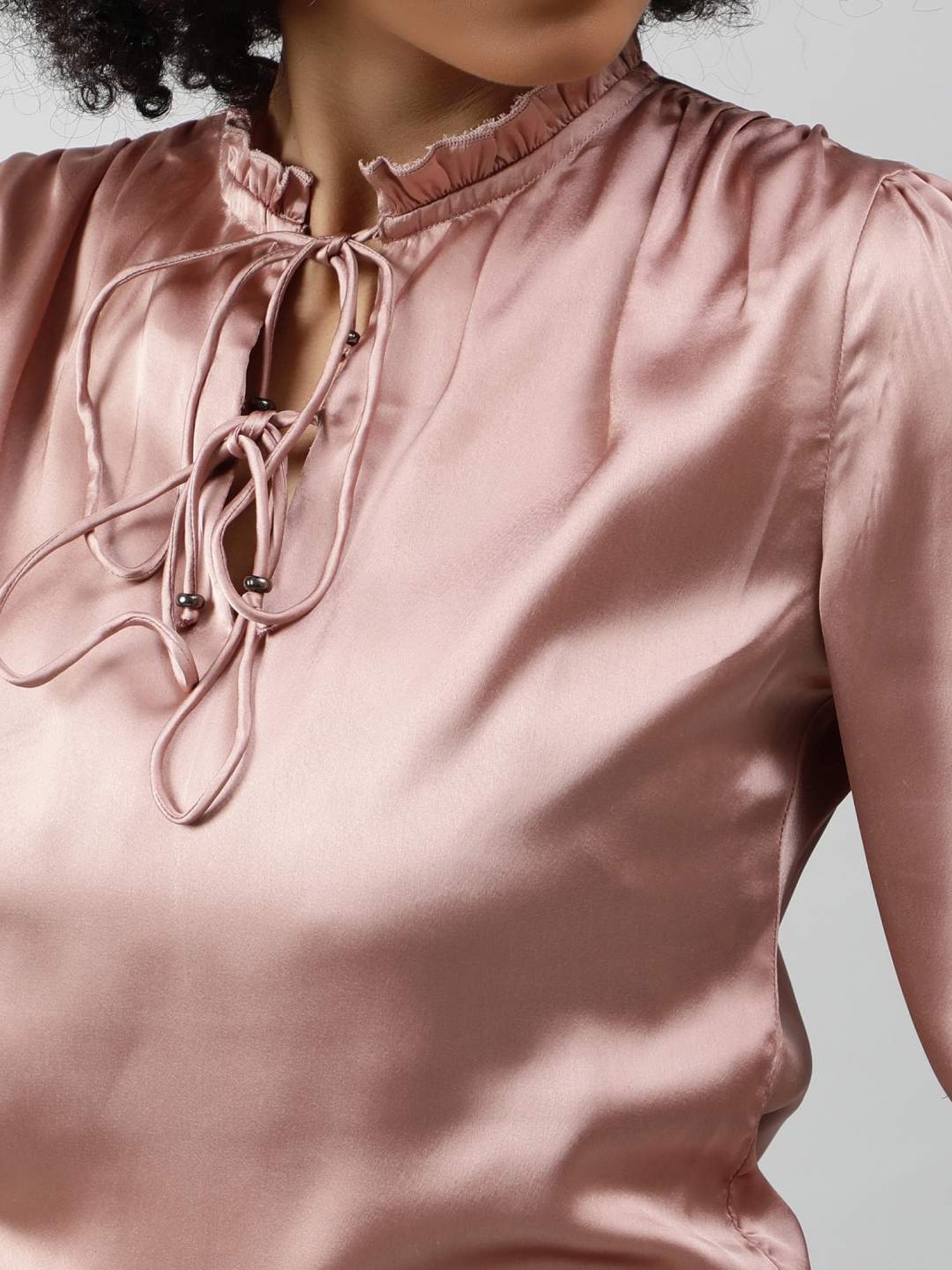 PURYS Pink Relaxed Fit Top