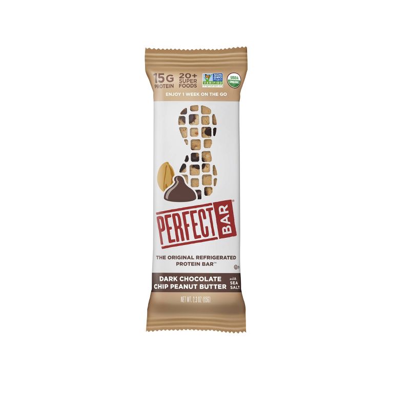 Perfect Bar Dark Chocolate Peanut Butter with Sea Salt - 24ct