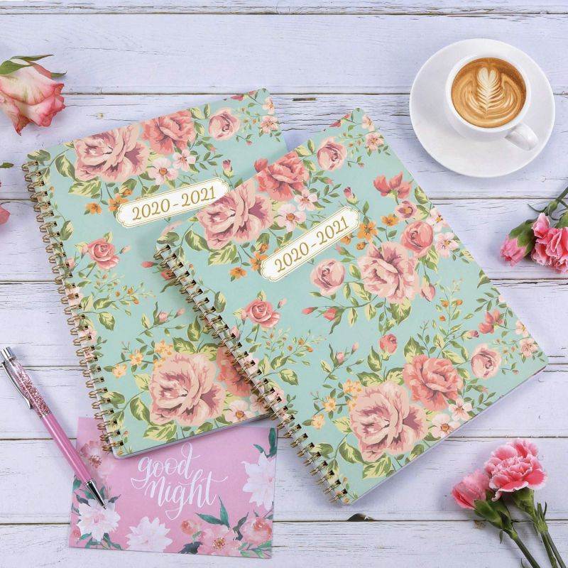 Life Noble Notes Bound On Side Stitched Notebooks: 5 in x 7 in. (Orange Cover, Gridded Pages)