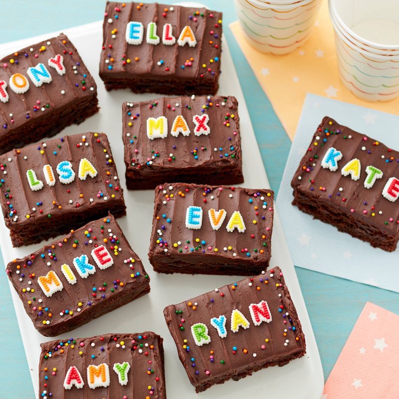 Wilton ABC 123 Dot Matrix Icing Decorations - .95oz