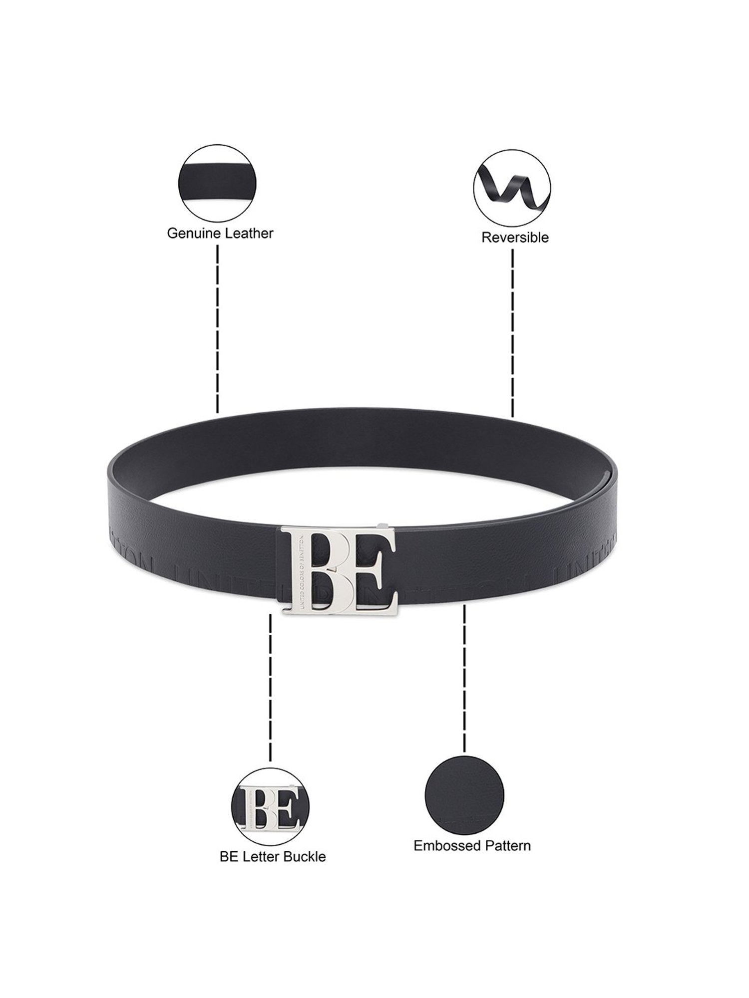 Fossil Griffin Brown Leather Casual Belt For Men