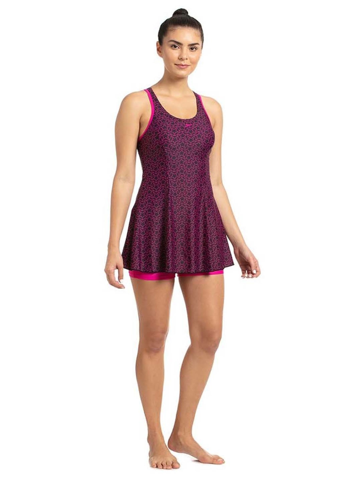 Speedo Pink Printed Swimwear