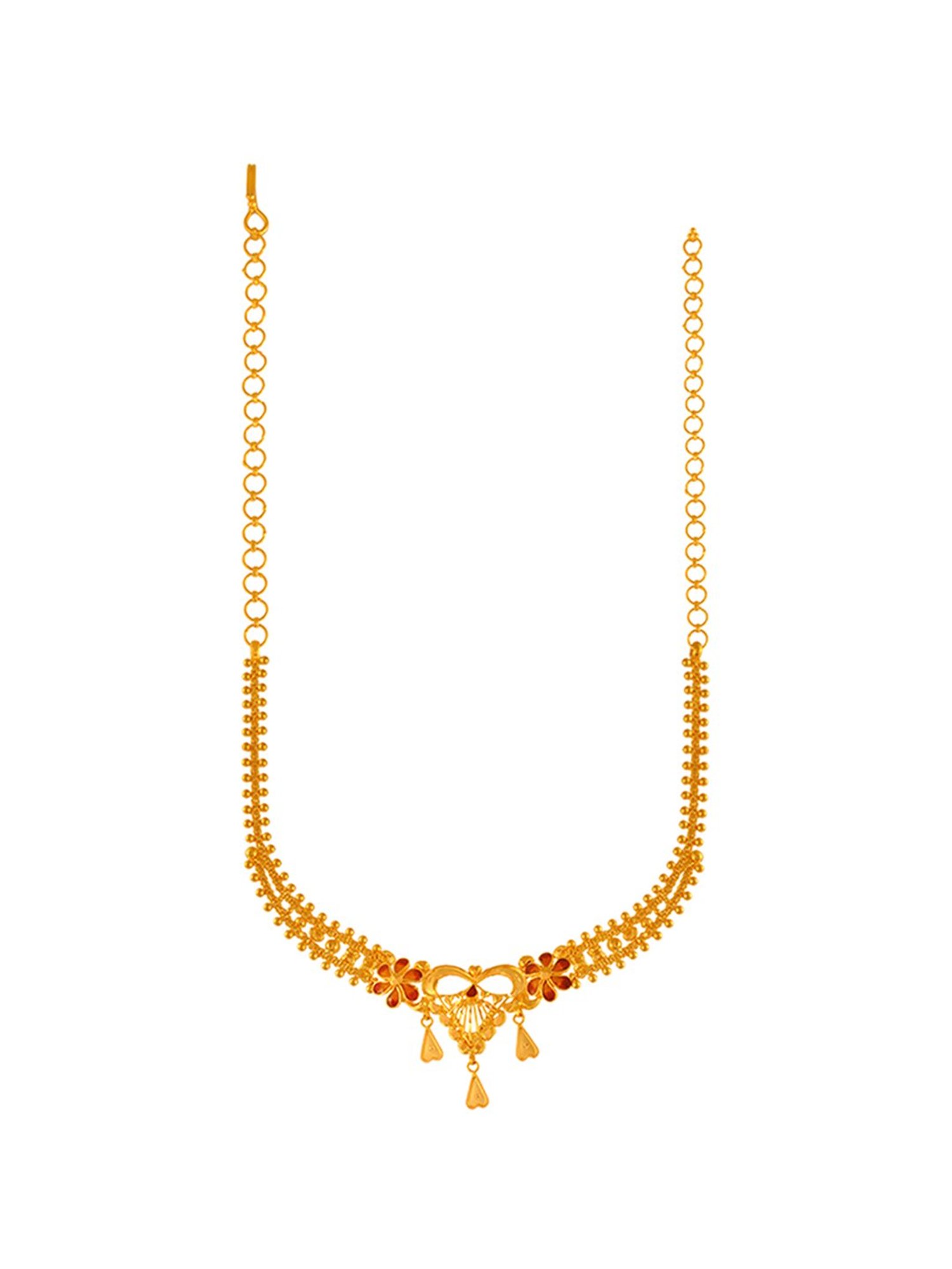 P.C. Chandra Jewellers 22 kt Gold Necklace