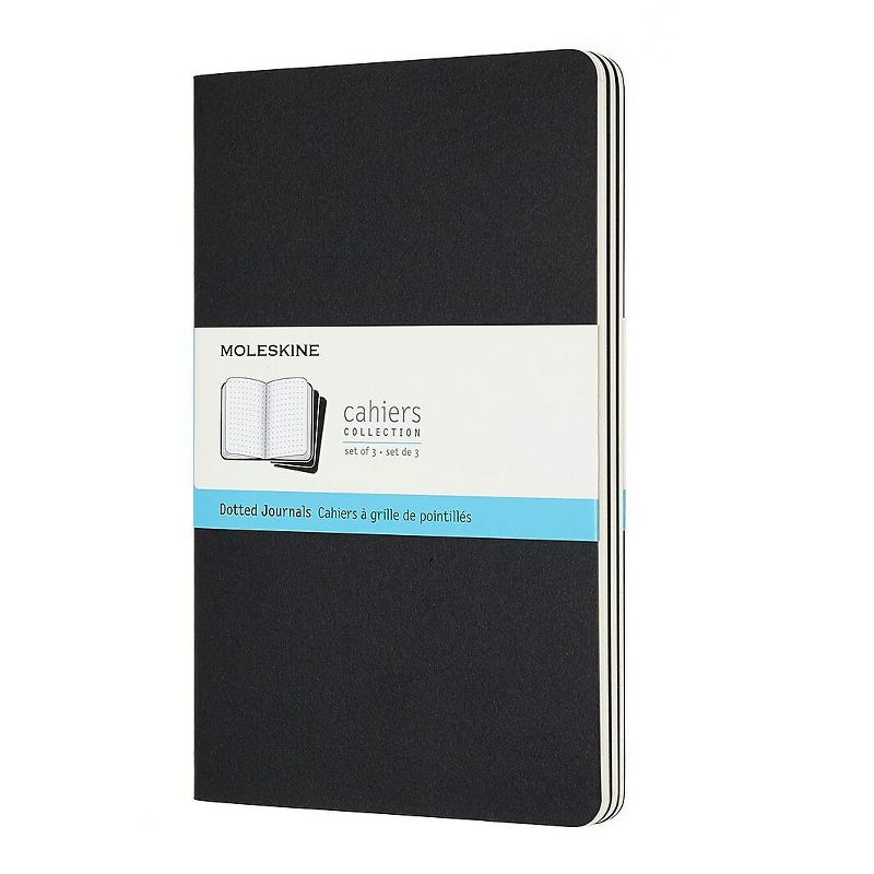 Moleskine Cahier Journal, Large Dotted, Black 719213