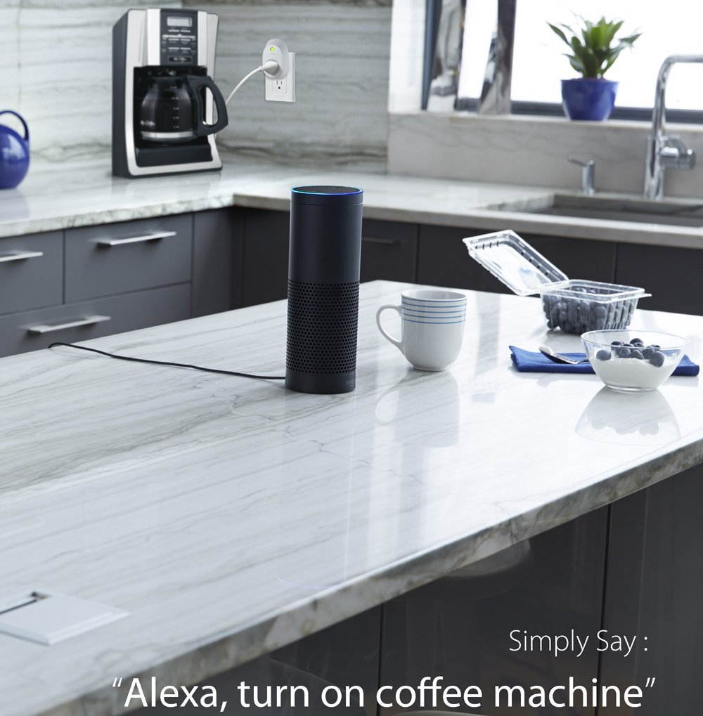 TP-Link Smart Plug w/ Energy Monitoring, No Hub Required, Wi-Fi, Works with Alexa, Control your Devices from Anywhere (HS110)