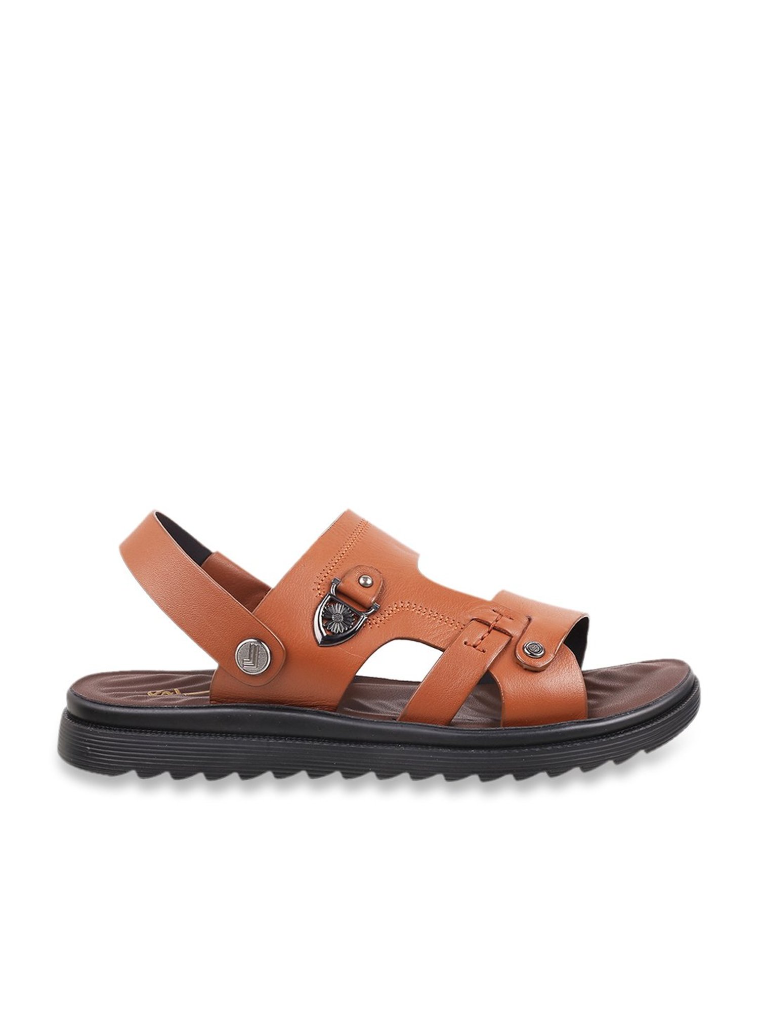 Da Vinchi by Metro Men's Tan Back Strap Sandals