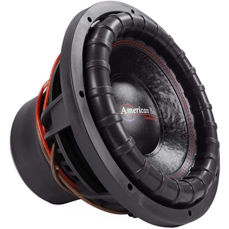 American Bass XFL 1244 12 Inch Dual 4 Ohm Heavy Duty Cast Basket Voice Coil 2000 Watt Subwoofer Speaker with 200 Ounce Magnet and Cooling Vents