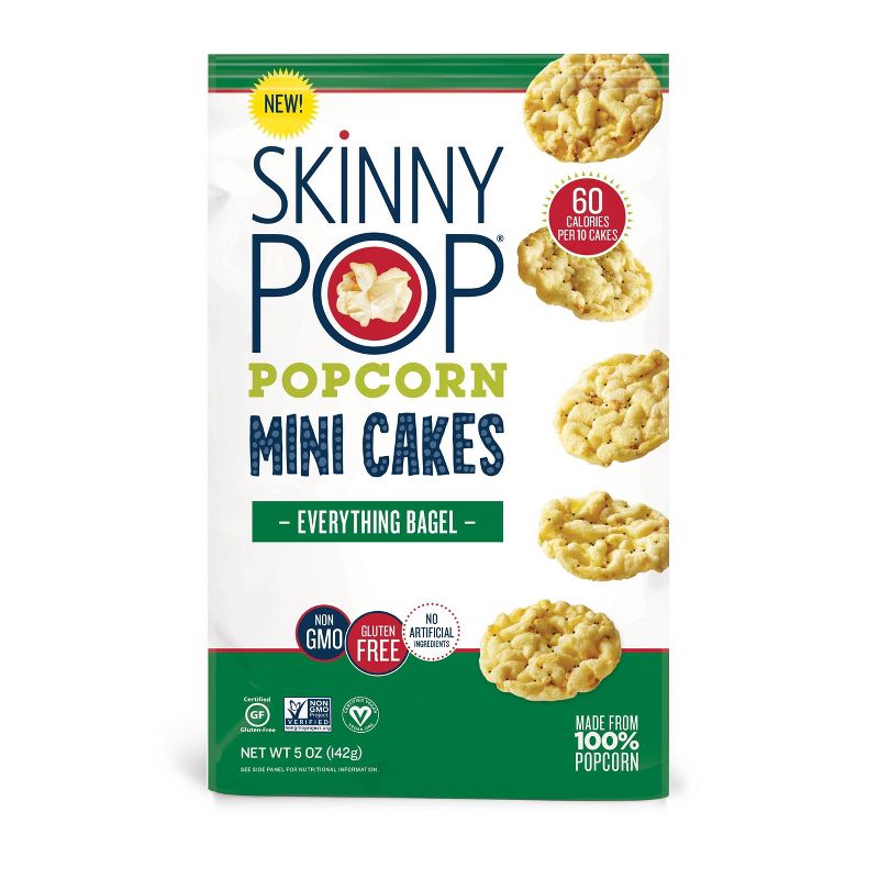 SkinnyPop Everything Bagel Popcorn Mini Cakes - 5oz