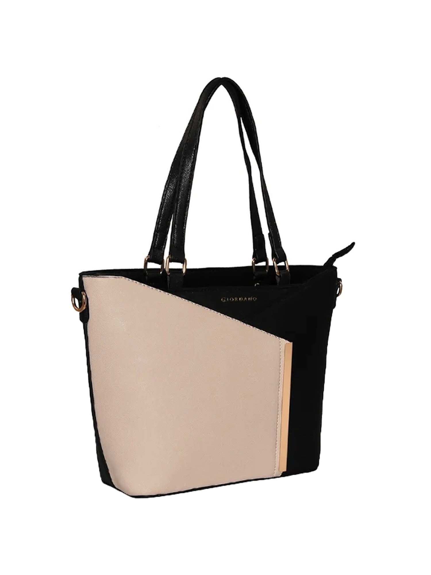 Giordano Interim Aw19 Pink & Black Textured Small Shoulder Handbag