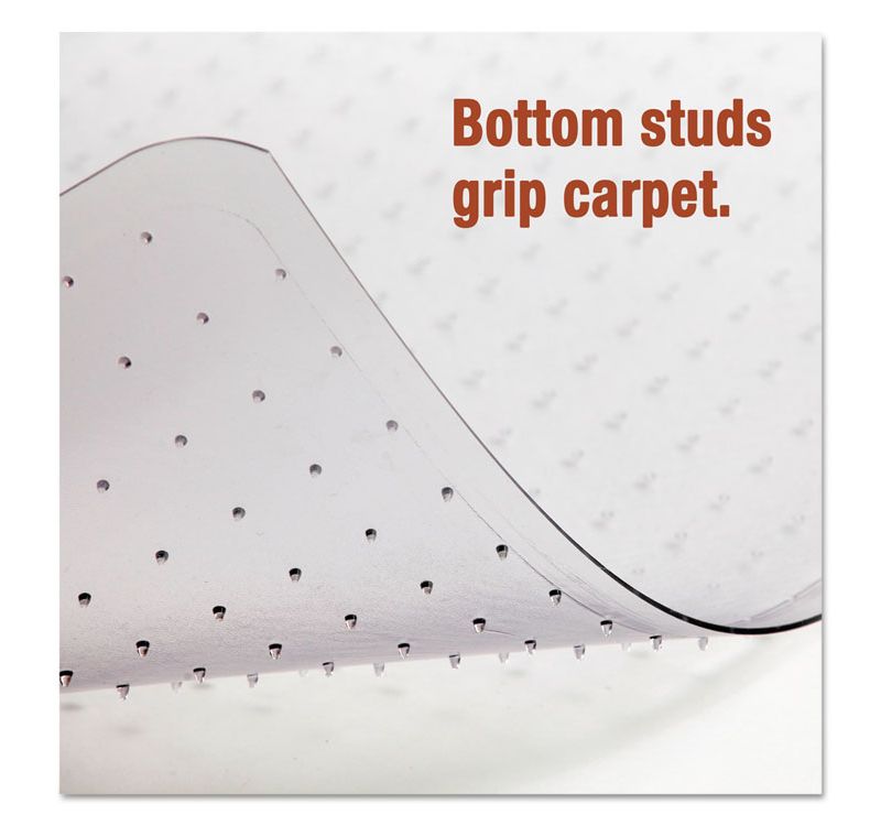 3'10"x5' Rectangle Solid Office Chair Mat Clear - Staples